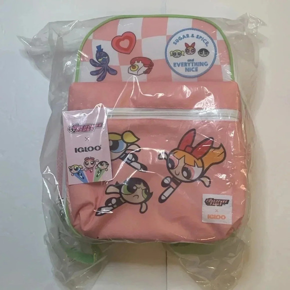 The Powerpuff Girls Insulated BackPack Convertible Bag 12-Can Capacity New - Picture 2 of 9